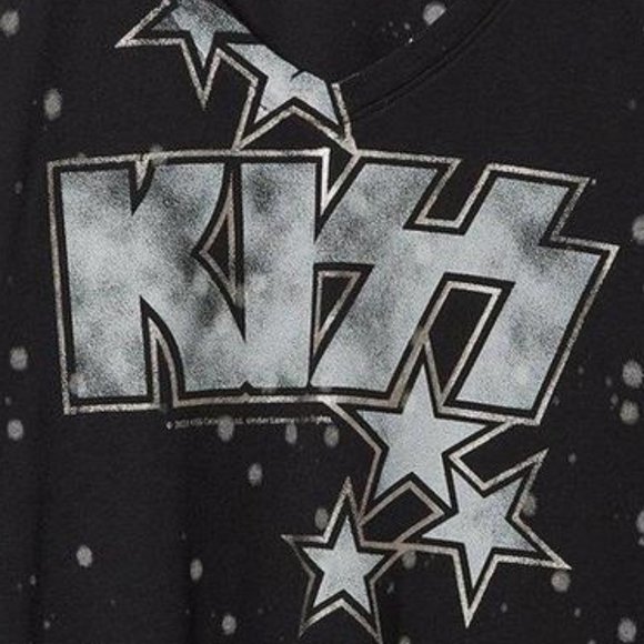 ❤️NWT VINTAGE TORRID TEE KISS GRAPHIC GENE SIMMONS PAUL STANLEY CONCERT TOP PLUS - Picture 2 of 9